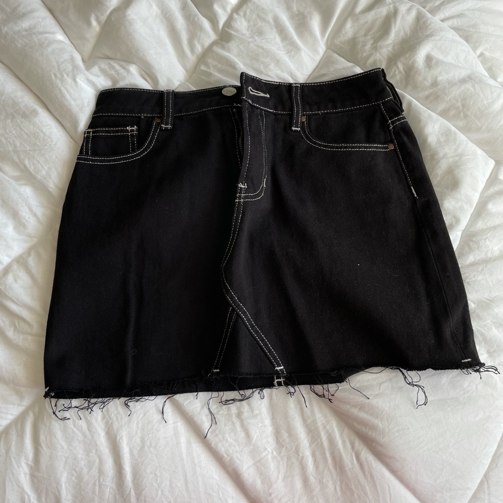 Black Pacsun Jean Skirt